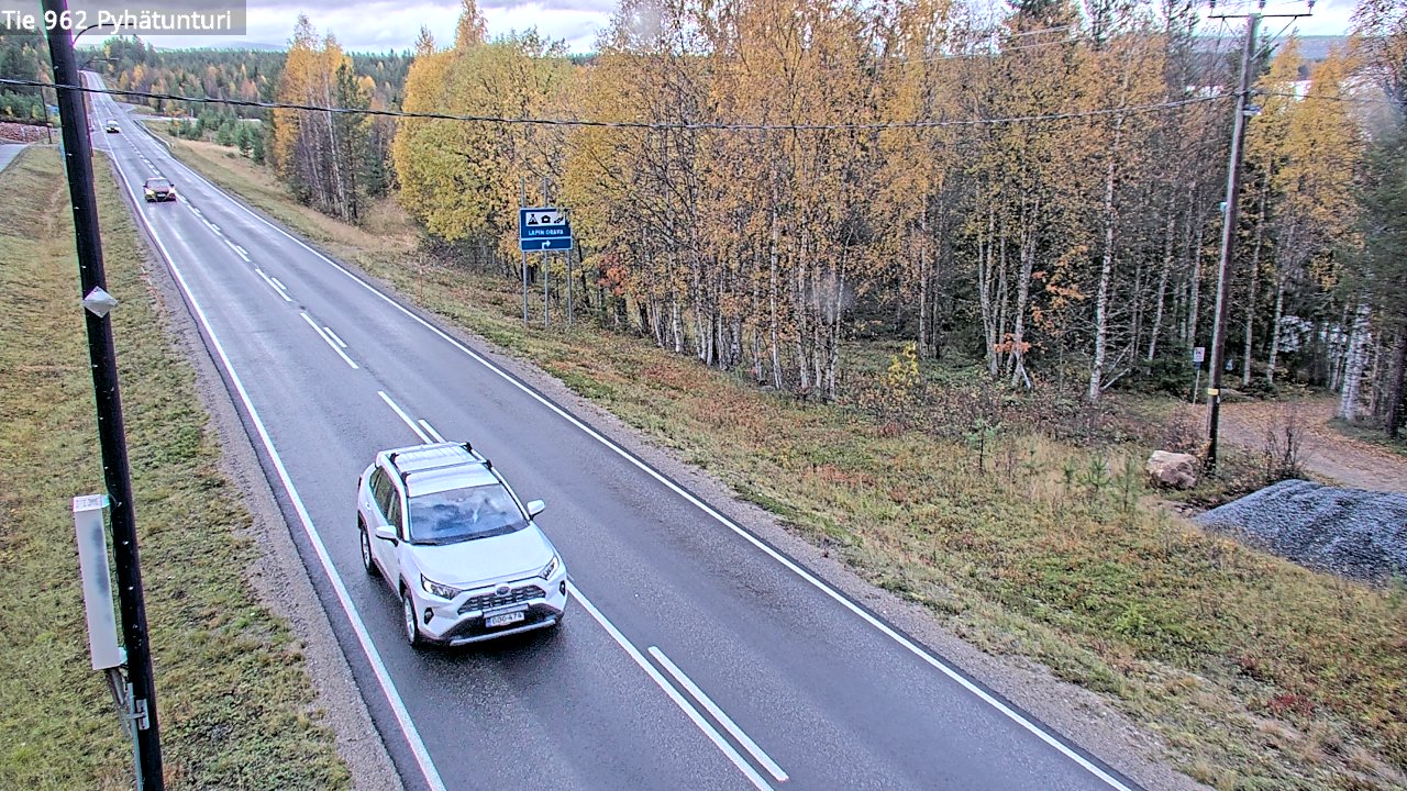 Kelikamerat Kuva Tie 962 Pelkosenniemi Pyhätunturi, Pelkosenniemi, Lappi