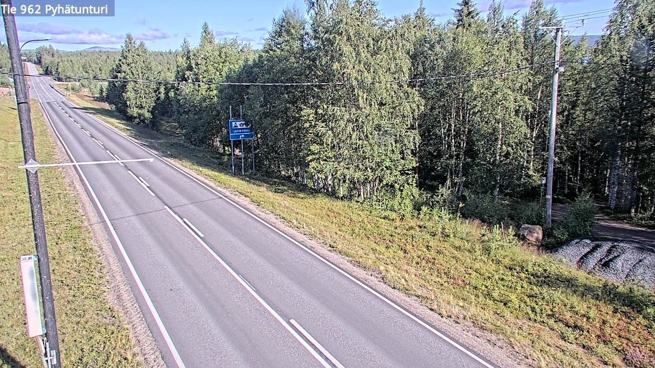 Kelikamerat Kuva Tie 962 Pelkosenniemi Pyhätunturi, Pelkosenniemi, Lappi
