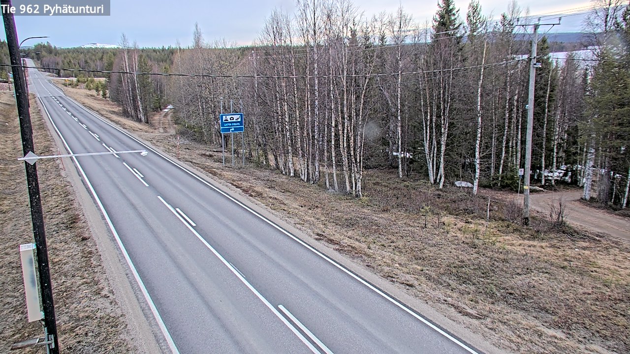 Kelikamerat Kuva Tie 962 Pelkosenniemi Pyhätunturi, Pelkosenniemi, Lappi