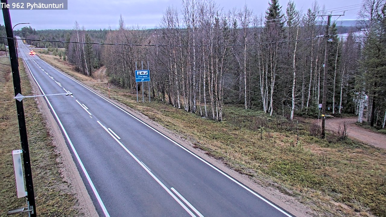 Kelikamerat Kuva Tie 962 Pelkosenniemi Pyhätunturi, Pelkosenniemi, Lappi