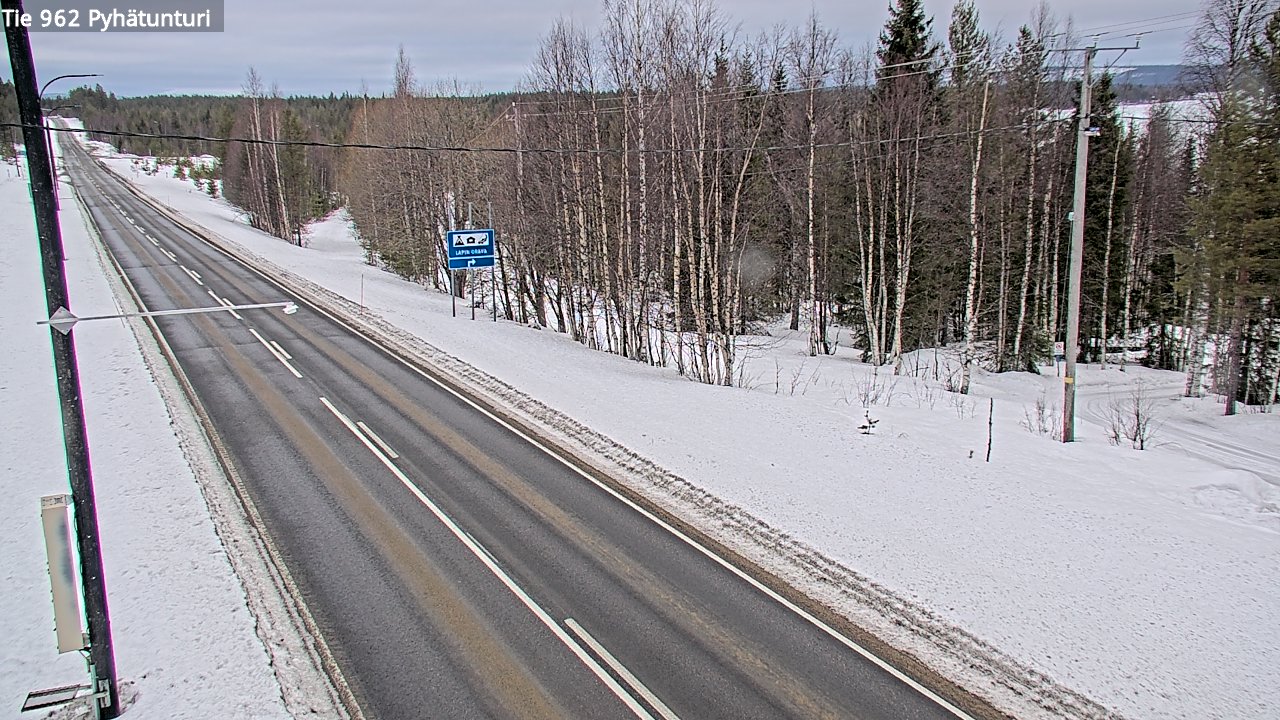 Kelikamerat Kuva Tie 962 Pelkosenniemi Pyhätunturi, Pelkosenniemi, Lappi