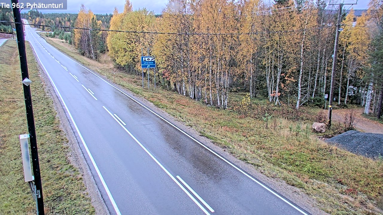 Kelikamerat Kuva Tie 962 Pelkosenniemi Pyhätunturi, Pelkosenniemi, Lappi