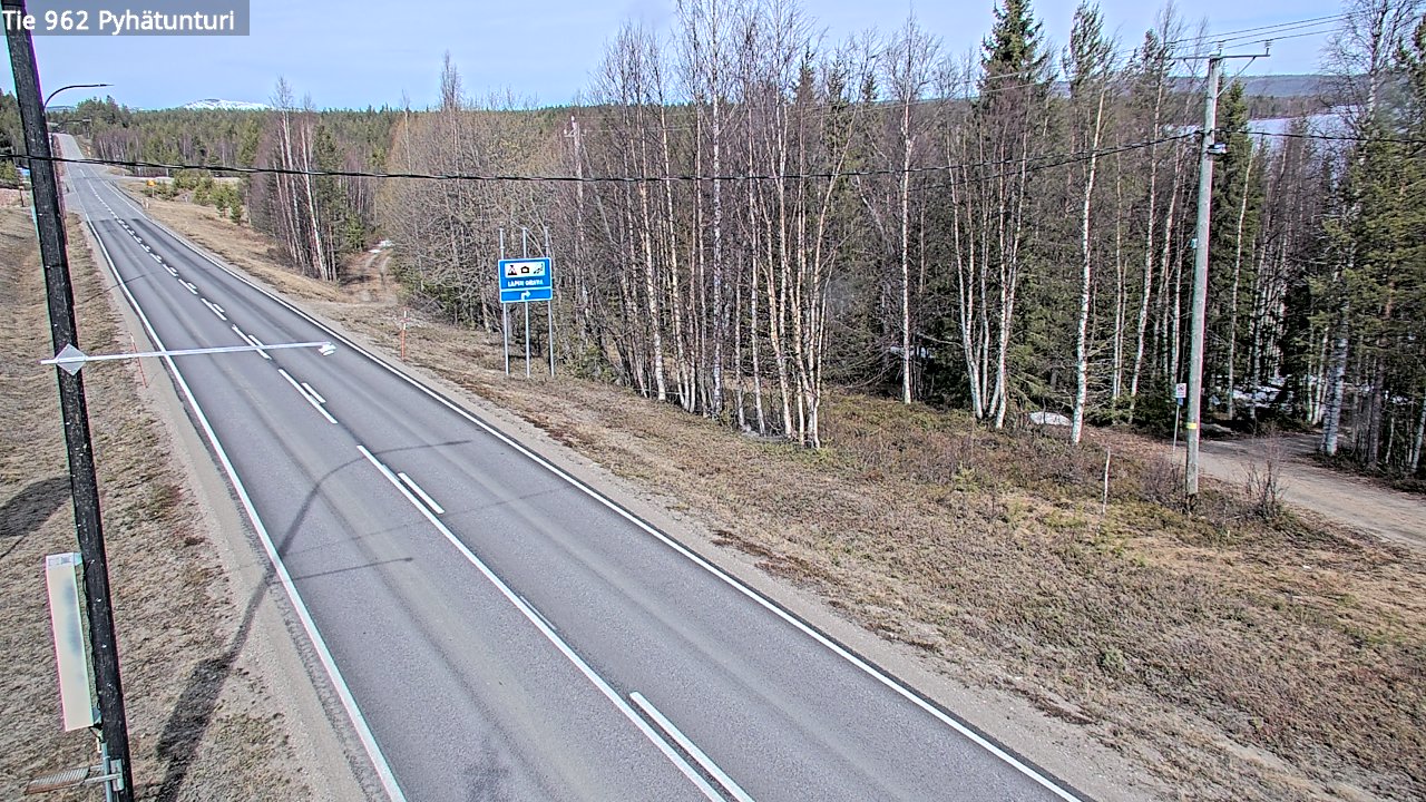 Kelikamerat Kuva Tie 962 Pelkosenniemi Pyhätunturi, Pelkosenniemi, Lappi