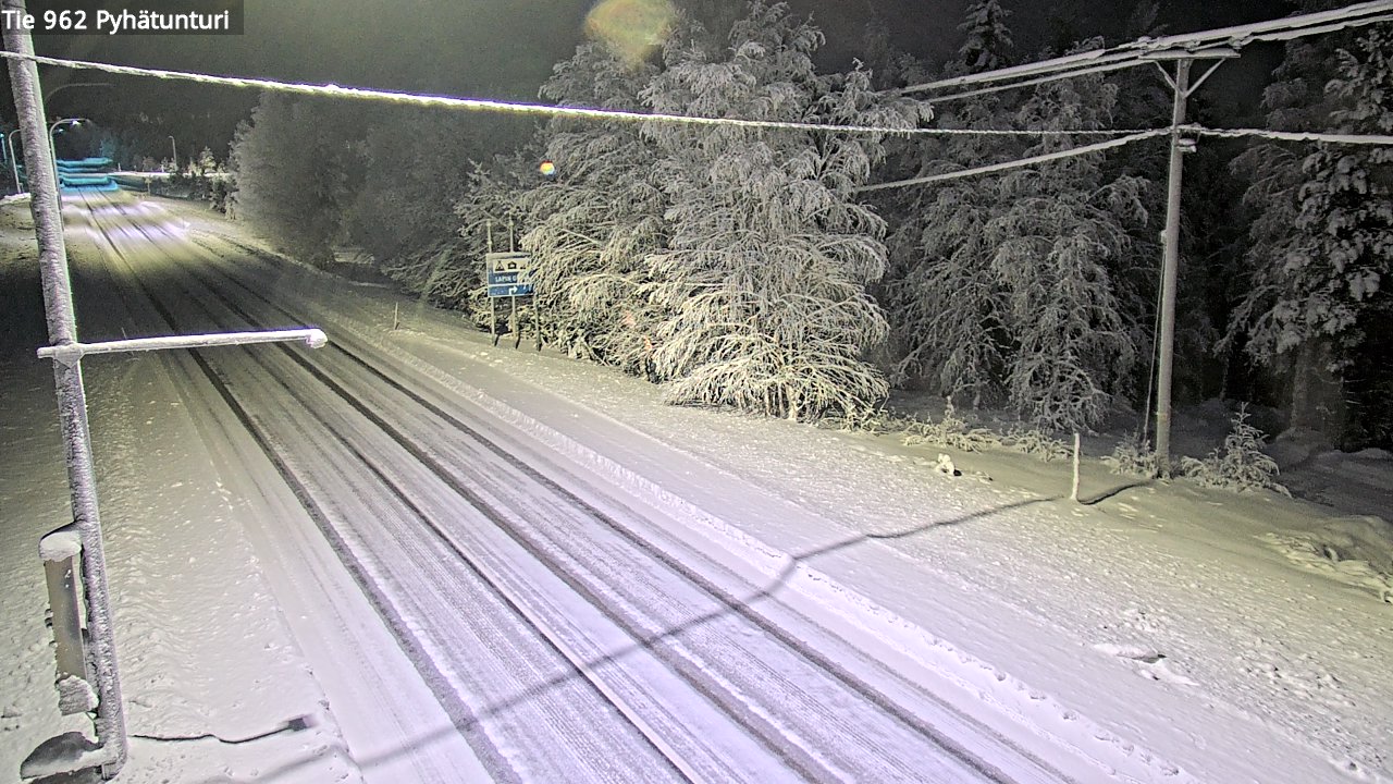 Kelikamerat Kuva Tie 962 Pelkosenniemi Pyhätunturi, Pelkosenniemi, Lappi