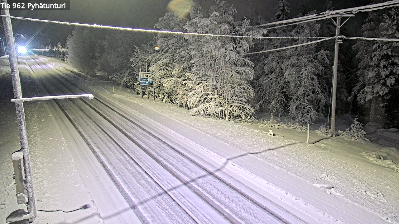 Kelikamerat Kuva Tie 962 Pelkosenniemi Pyhätunturi, Pelkosenniemi, Lappi