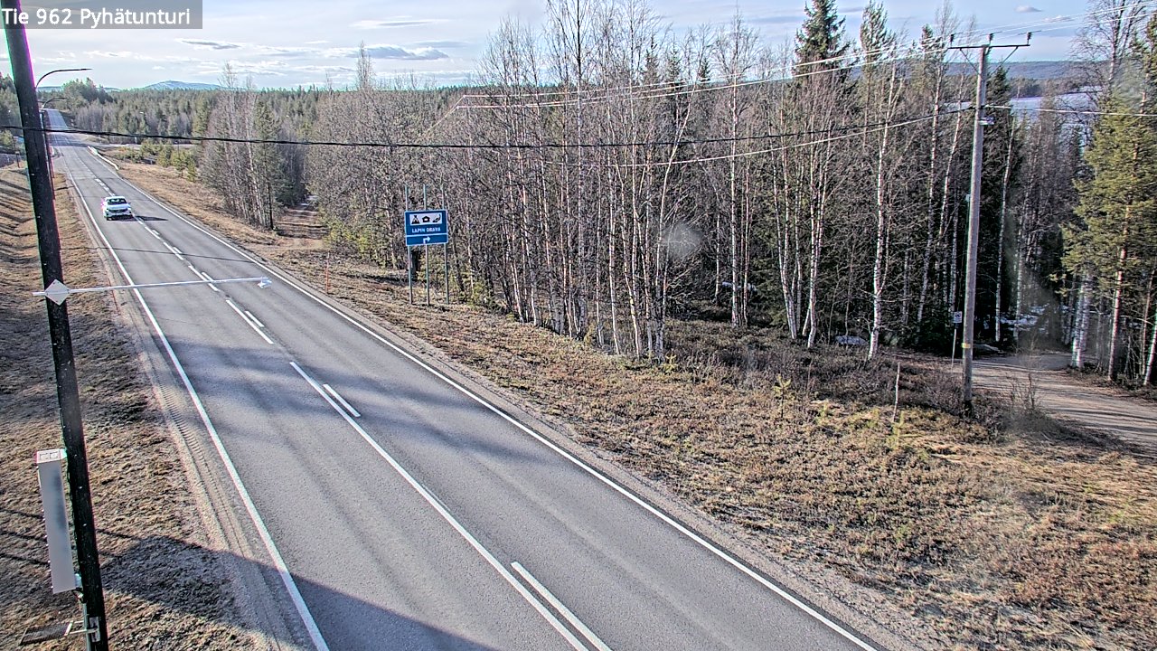 Kelikamerat Kuva Tie 962 Pelkosenniemi Pyhätunturi, Pelkosenniemi, Lappi