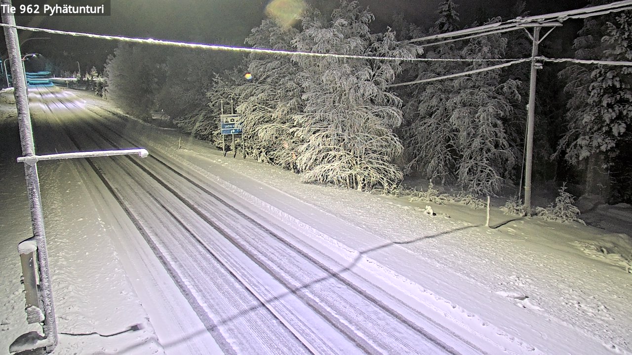 Kelikamerat Kuva Tie 962 Pelkosenniemi Pyhätunturi, Pelkosenniemi, Lappi