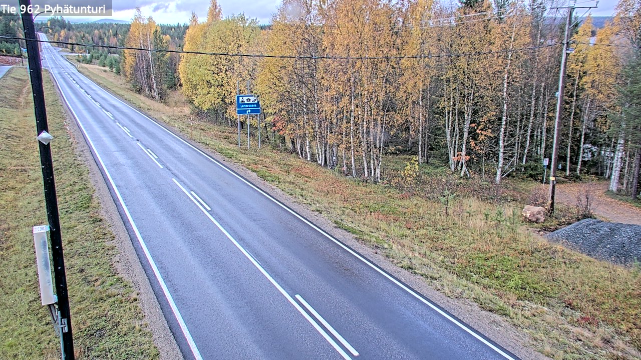 Kelikamerat Kuva Tie 962 Pelkosenniemi Pyhätunturi, Pelkosenniemi, Lappi