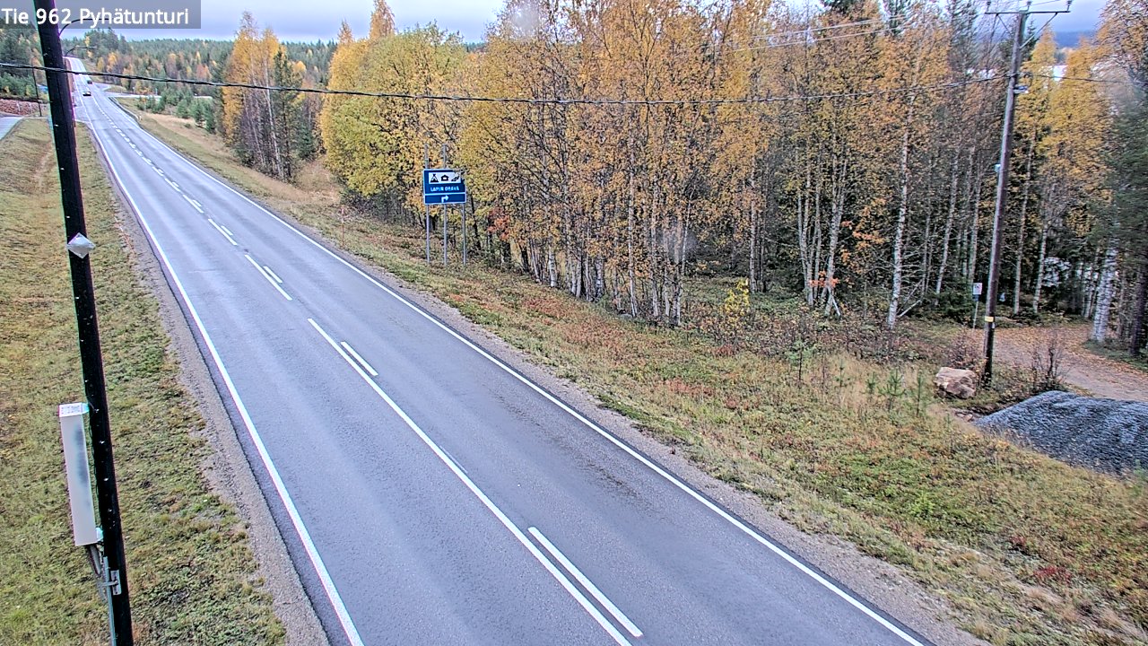 Kelikamerat Kuva Tie 962 Pelkosenniemi Pyhätunturi, Pelkosenniemi, Lappi