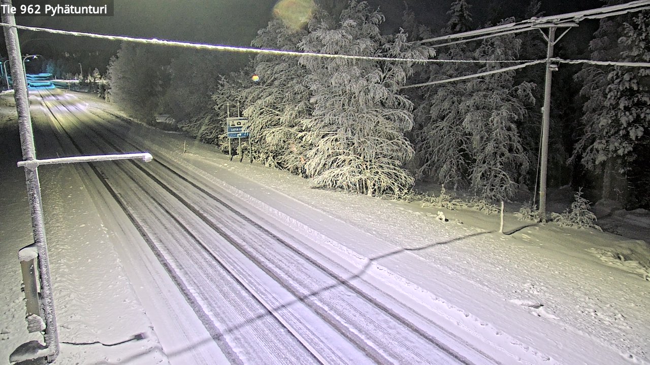 Kelikamerat Kuva Tie 962 Pelkosenniemi Pyhätunturi, Pelkosenniemi, Lappi