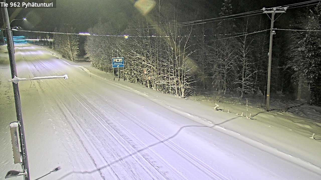 Kelikamerat Kuva Tie 962 Pelkosenniemi Pyhätunturi, Pelkosenniemi, Lappi