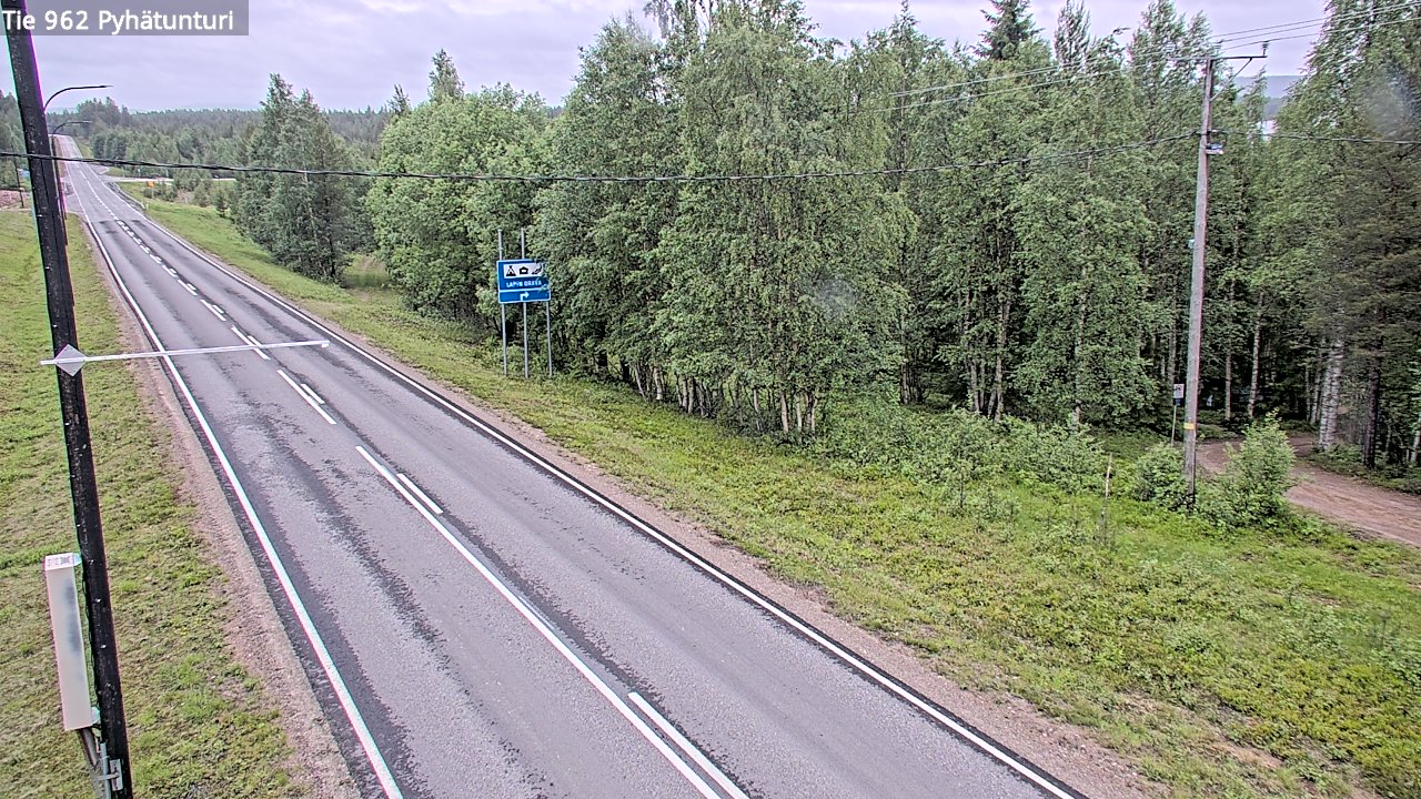 Kelikamerat Kuva Tie 962 Pelkosenniemi Pyhätunturi, Pelkosenniemi, Lappi