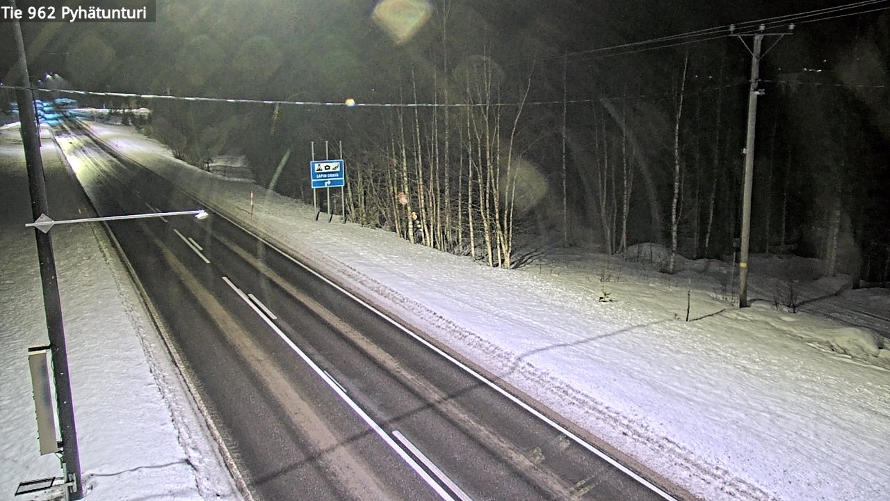 Kelikamerat Kuva Tie 962 Pelkosenniemi Pyhätunturi, Pelkosenniemi, Lappi