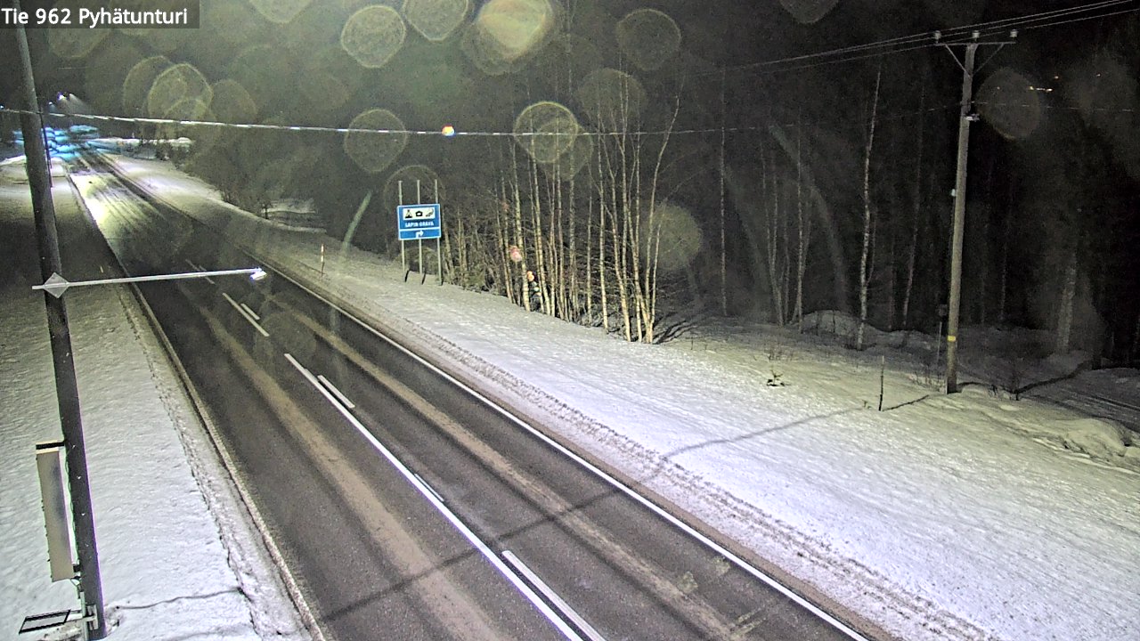 Kelikamerat Kuva Tie 962 Pelkosenniemi Pyhätunturi, Pelkosenniemi, Lappi