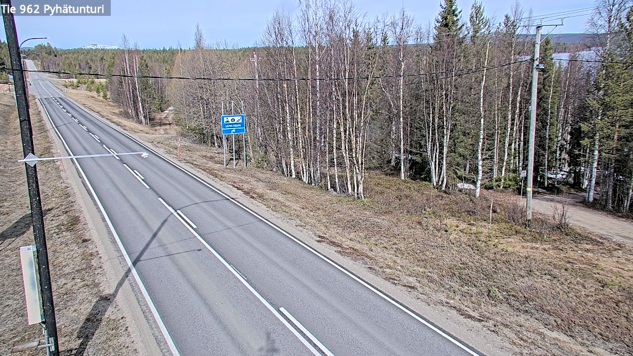 Kelikamerat Kuva Tie 962 Pelkosenniemi Pyhätunturi, Pelkosenniemi, Lappi