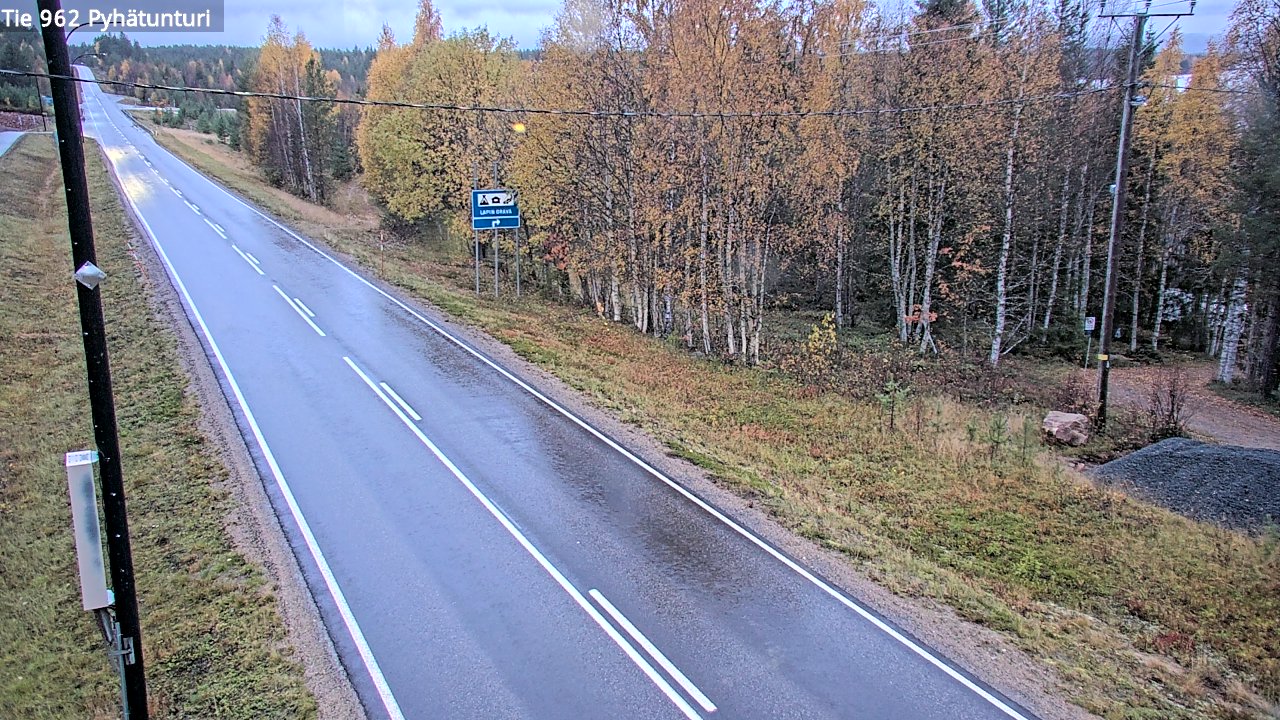 Kelikamerat Kuva Tie 962 Pelkosenniemi Pyhätunturi, Pelkosenniemi, Lappi