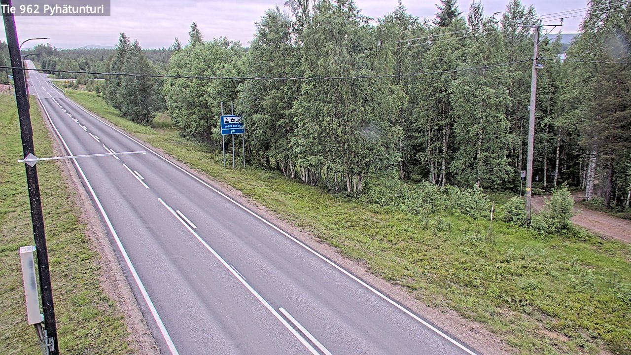 Kelikamerat Kuva Tie 962 Pelkosenniemi Pyhätunturi, Pelkosenniemi, Lappi