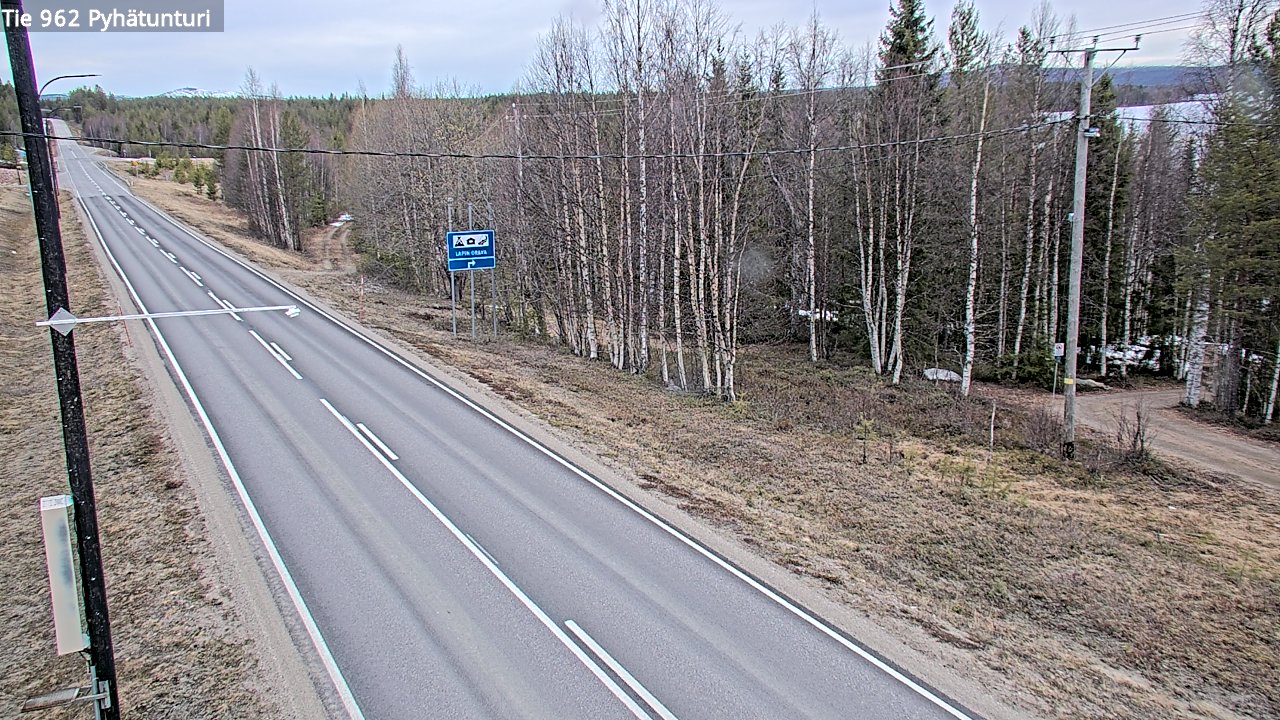 Kelikamerat Kuva Tie 962 Pelkosenniemi Pyhätunturi, Pelkosenniemi, Lappi