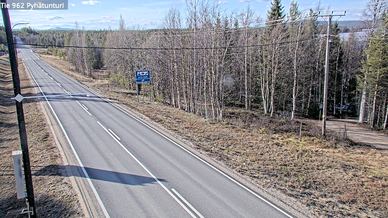 Kelikamerat Kuva Tie 962 Pelkosenniemi Pyhätunturi, Pelkosenniemi, Lappi