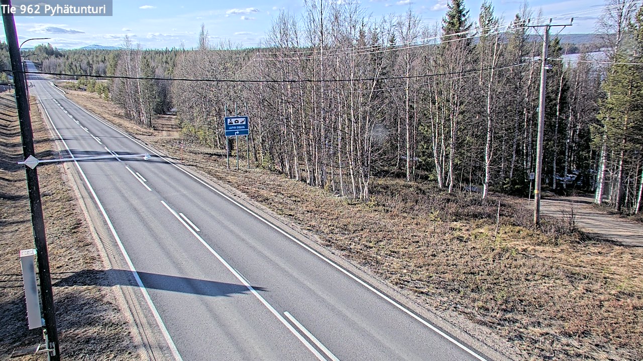 Kelikamerat Kuva Tie 962 Pelkosenniemi Pyhätunturi, Pelkosenniemi, Lappi
