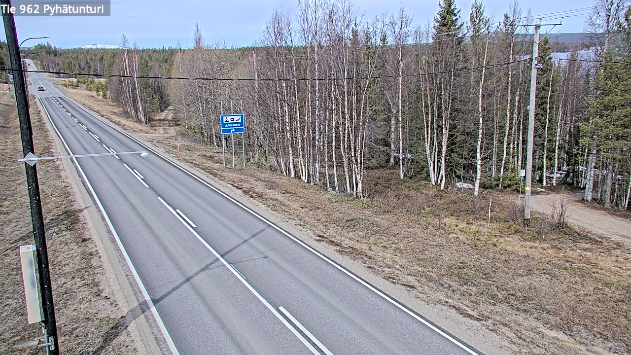 Kelikamerat Kuva Tie 962 Pelkosenniemi Pyhätunturi, Pelkosenniemi, Lappi