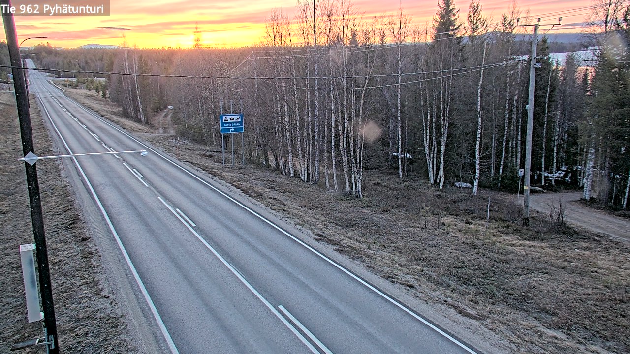 Kelikamerat Kuva Tie 962 Pelkosenniemi Pyhätunturi, Pelkosenniemi, Lappi