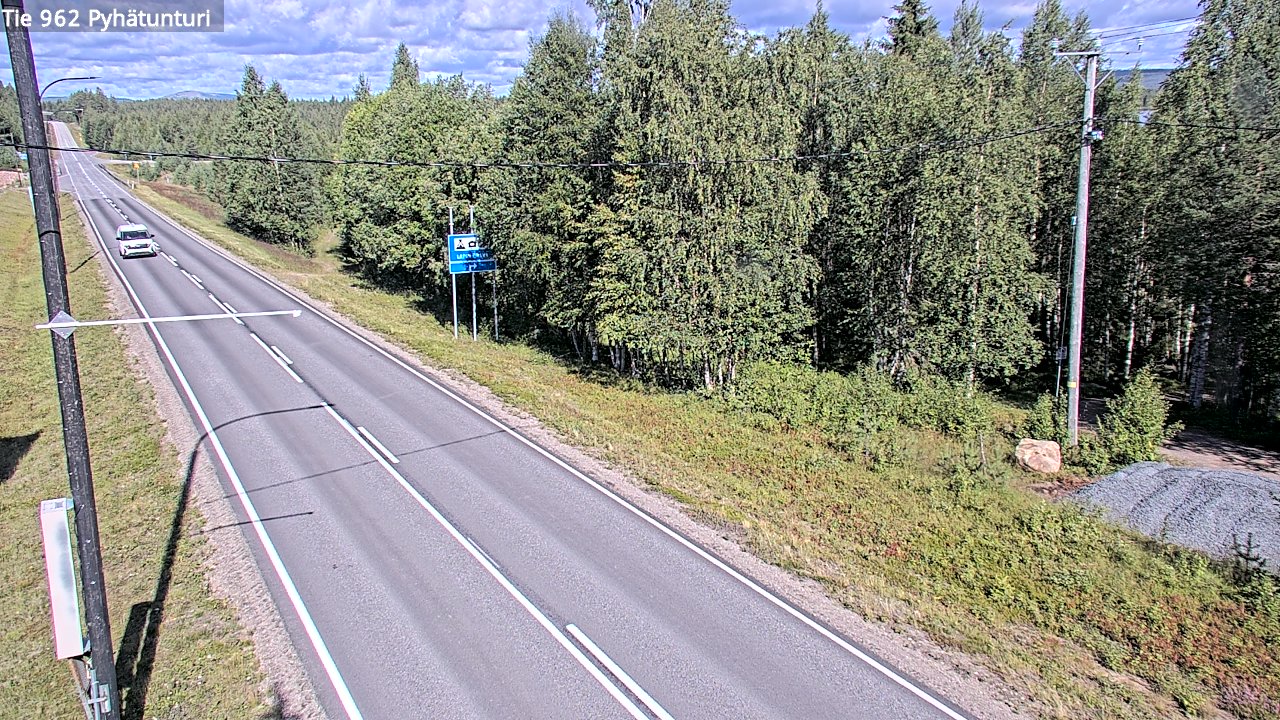 Kelikamerat Kuva Tie 962 Pelkosenniemi Pyhätunturi, Pelkosenniemi, Lappi