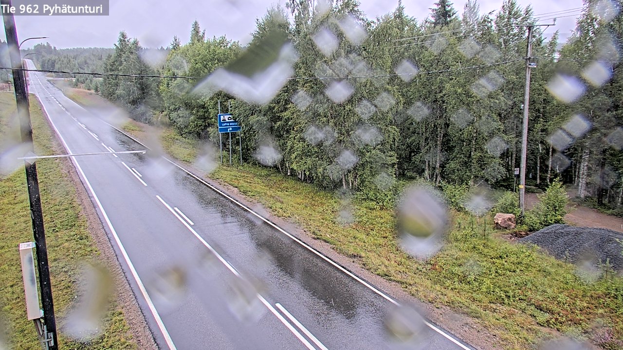 Weather Camera Image Road 962 Pelkosenniemi Pyhätunturi, Pelkosenniemi, Lappi