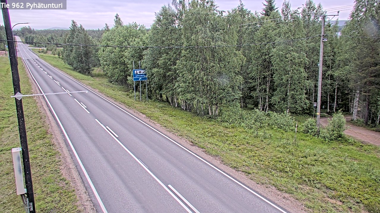 Kelikamerat Kuva Tie 962 Pelkosenniemi Pyhätunturi, Pelkosenniemi, Lappi