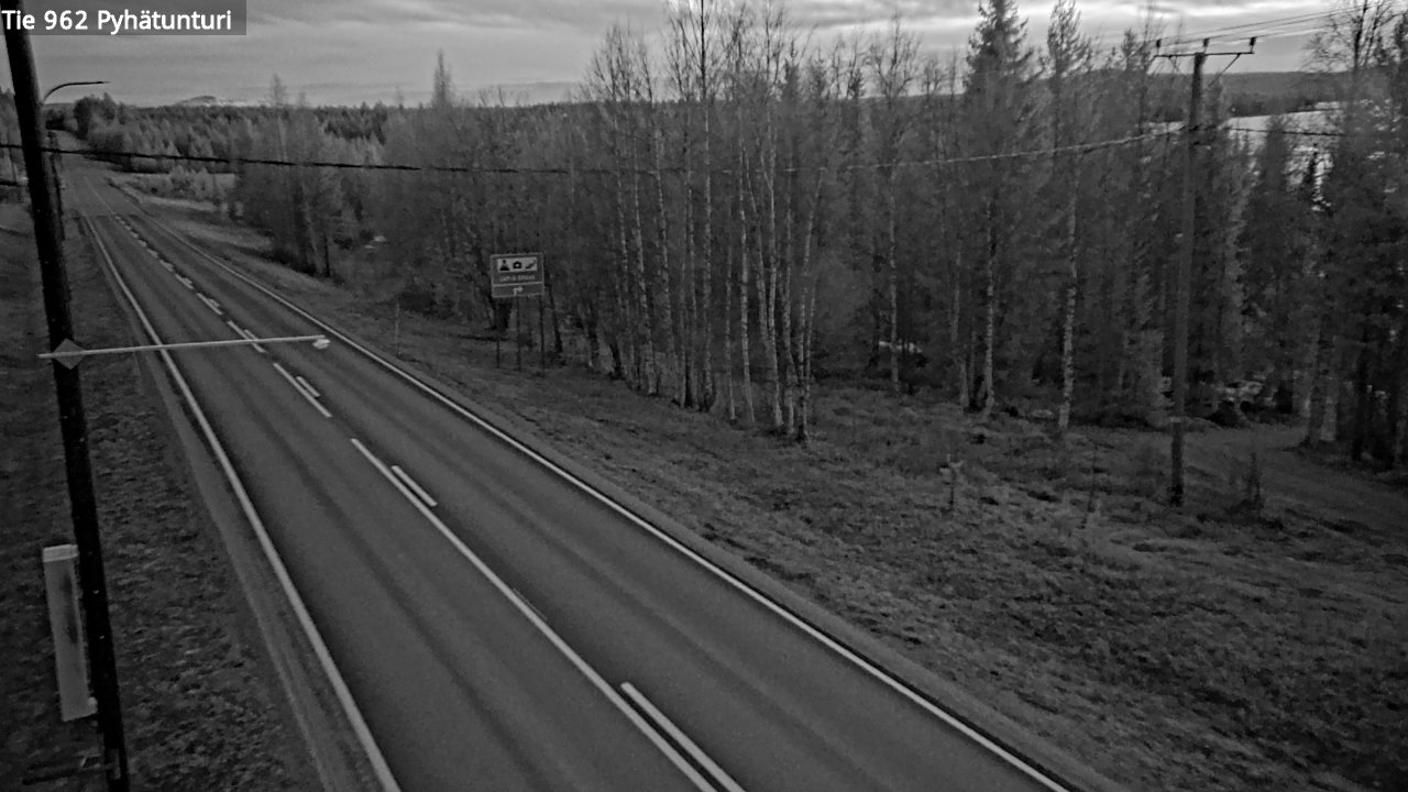 Kelikamerat Kuva Tie 962 Pelkosenniemi Pyhätunturi, Pelkosenniemi, Lappi
