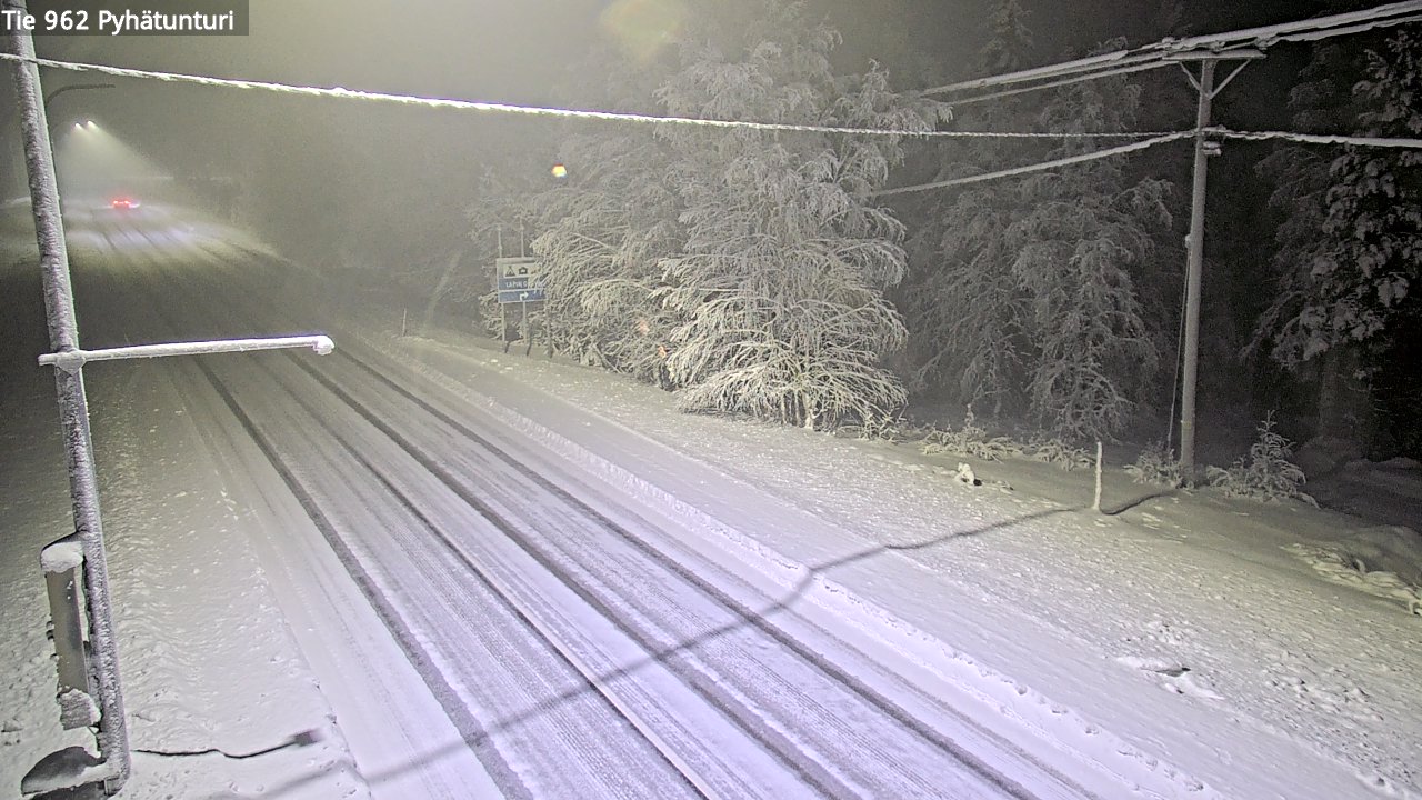 Kelikamerat Kuva Tie 962 Pelkosenniemi Pyhätunturi, Pelkosenniemi, Lappi