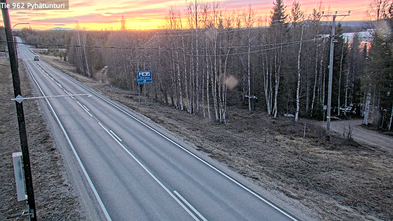 Kelikamerat Kuva Tie 962 Pelkosenniemi Pyhätunturi, Pelkosenniemi, Lappi