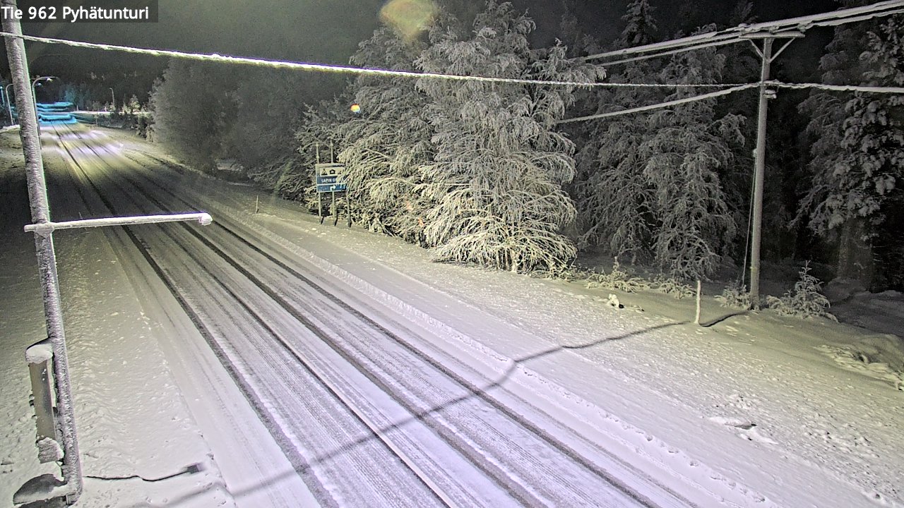 Kelikamerat Kuva Tie 962 Pelkosenniemi Pyhätunturi, Pelkosenniemi, Lappi