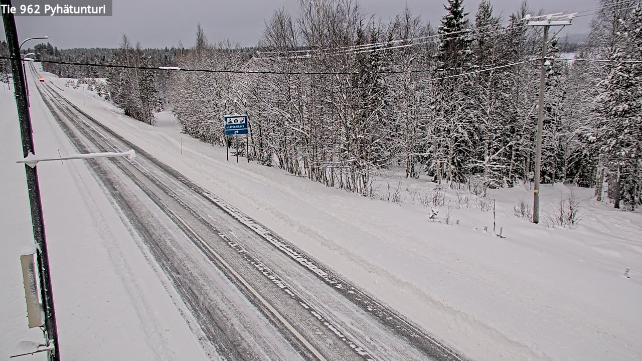 Kelikamerat Kuva Tie 962 Pelkosenniemi Pyhätunturi, Pelkosenniemi, Lappi