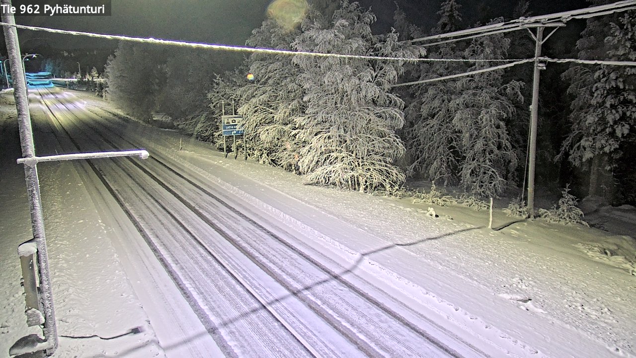 Kelikamerat Kuva Tie 962 Pelkosenniemi Pyhätunturi, Pelkosenniemi, Lappi