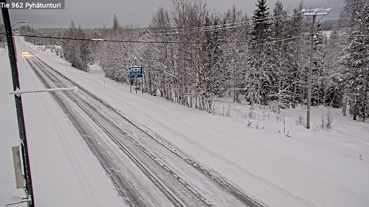 Kelikamerat Kuva Tie 962 Pelkosenniemi Pyhätunturi, Pelkosenniemi, Lappi