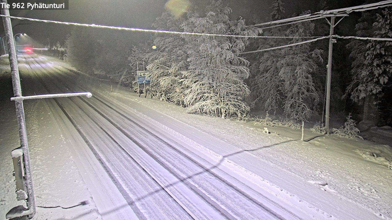 Kelikamerat Kuva Tie 962 Pelkosenniemi Pyhätunturi, Pelkosenniemi, Lappi