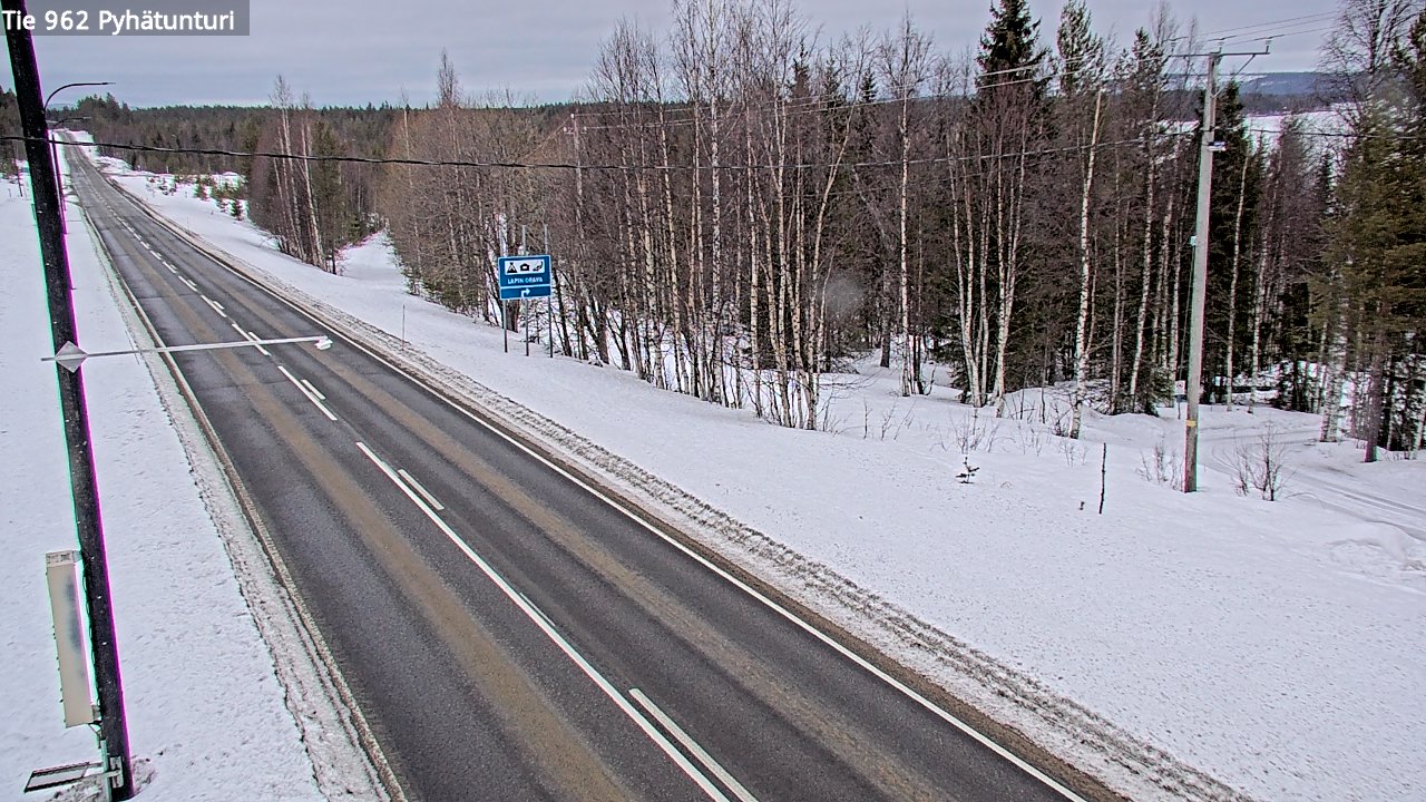 Kelikamerat Kuva Tie 962 Pelkosenniemi Pyhätunturi, Pelkosenniemi, Lappi