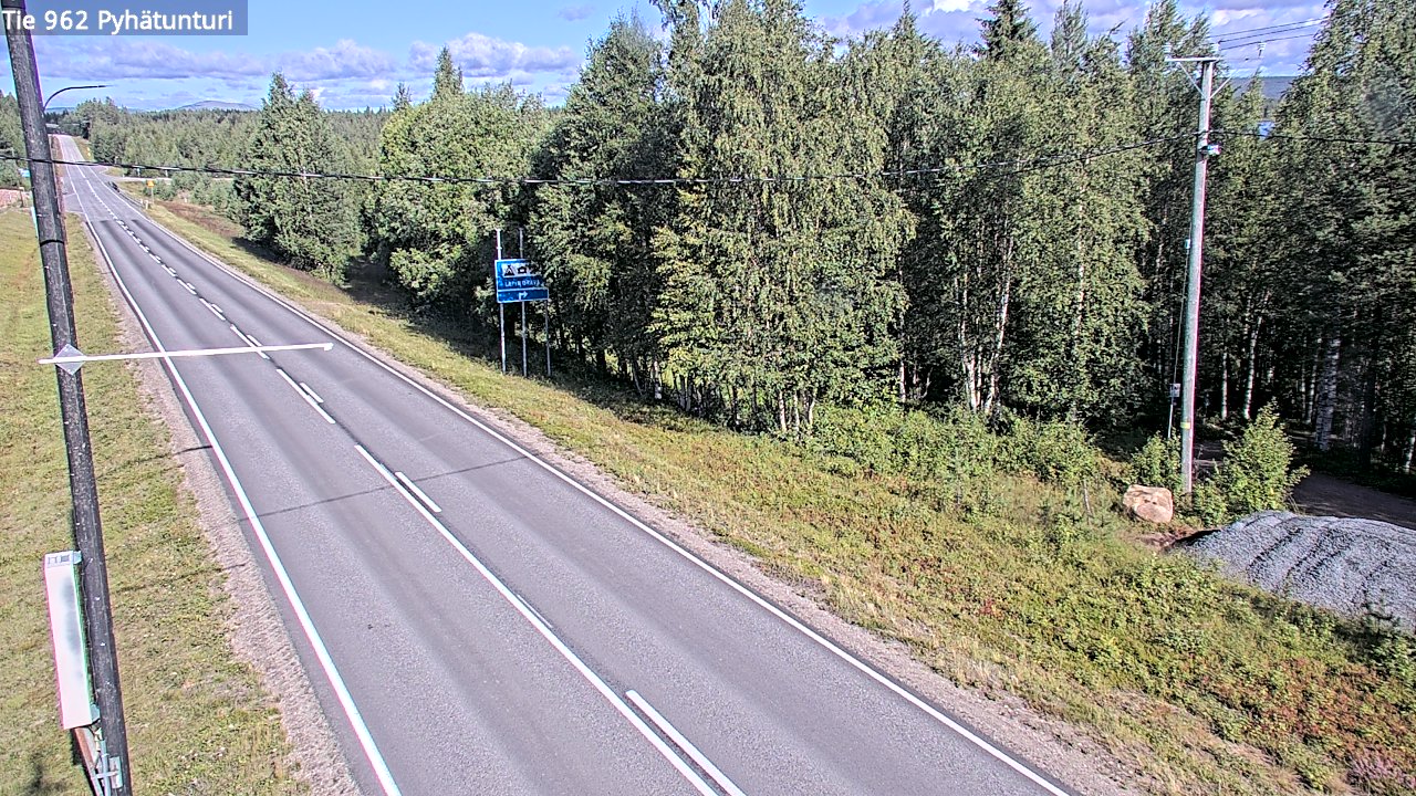 Kelikamerat Kuva Tie 962 Pelkosenniemi Pyhätunturi, Pelkosenniemi, Lappi