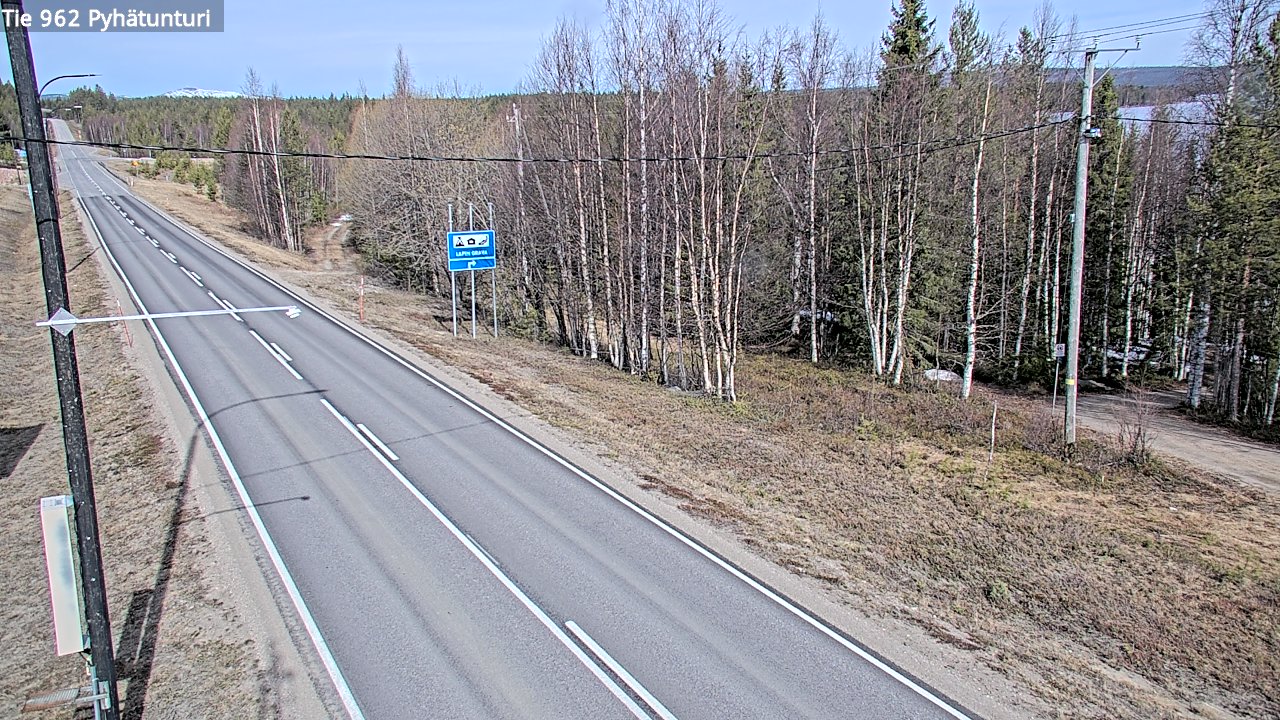 Kelikamerat Kuva Tie 962 Pelkosenniemi Pyhätunturi, Pelkosenniemi, Lappi