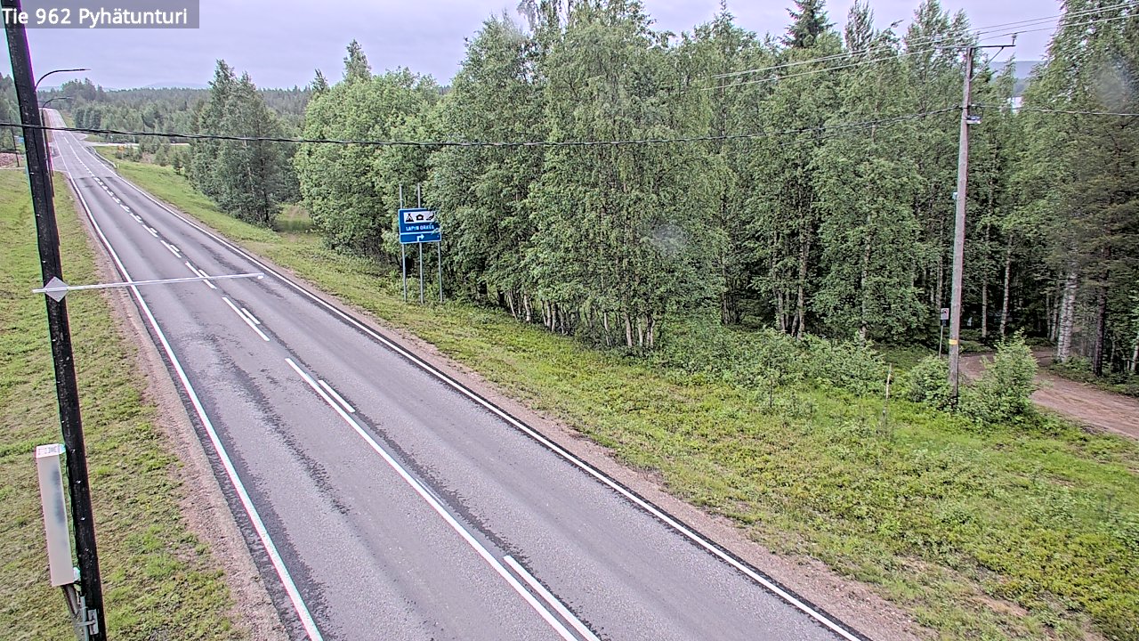 Kelikamerat Kuva Tie 962 Pelkosenniemi Pyhätunturi, Pelkosenniemi, Lappi