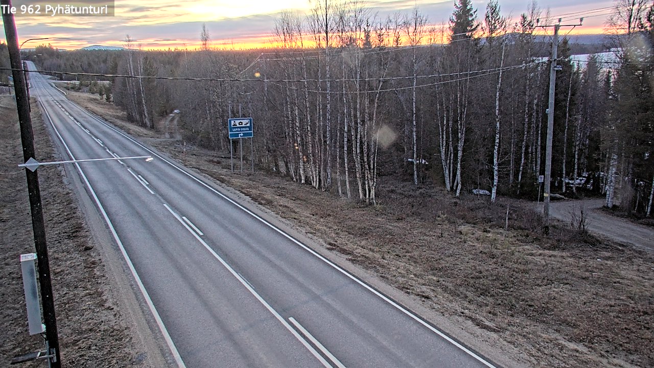 Kelikamerat Kuva Tie 962 Pelkosenniemi Pyhätunturi, Pelkosenniemi, Lappi