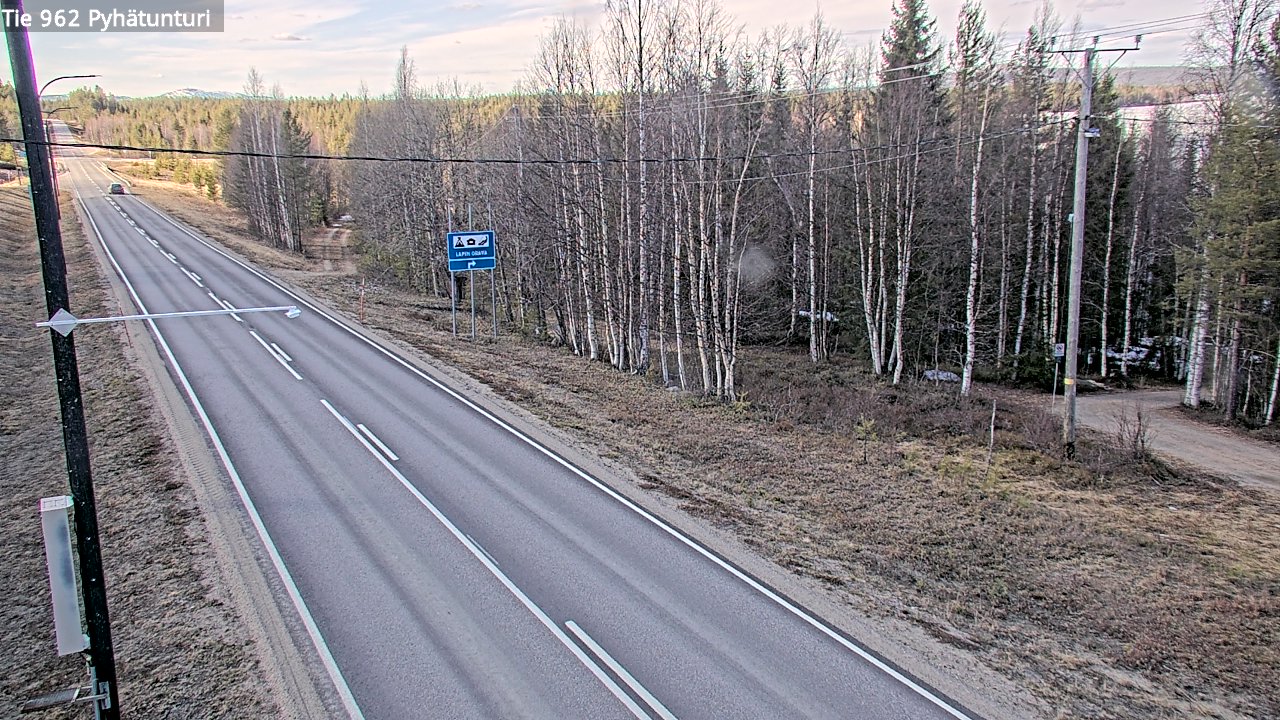 Kelikamerat Kuva Tie 962 Pelkosenniemi Pyhätunturi, Pelkosenniemi, Lappi