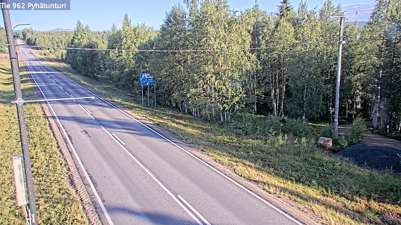 Kelikamerat Kuva Tie 962 Pelkosenniemi Pyhätunturi, Pelkosenniemi, Lappi