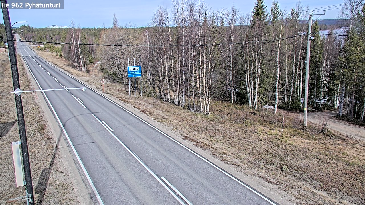 Kelikamerat Kuva Tie 962 Pelkosenniemi Pyhätunturi, Pelkosenniemi, Lappi