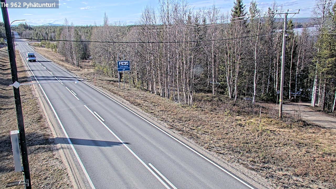 Kelikamerat Kuva Tie 962 Pelkosenniemi Pyhätunturi, Pelkosenniemi, Lappi