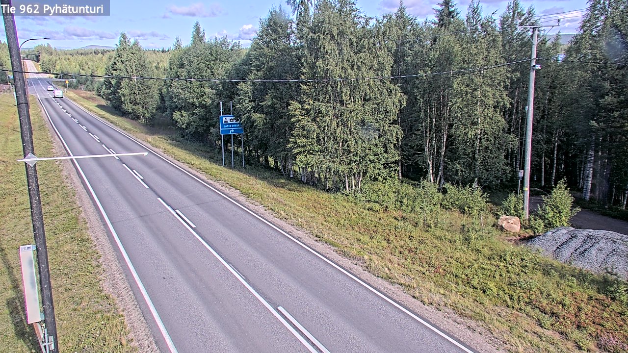 Kelikamerat Kuva Tie 962 Pelkosenniemi Pyhätunturi, Pelkosenniemi, Lappi