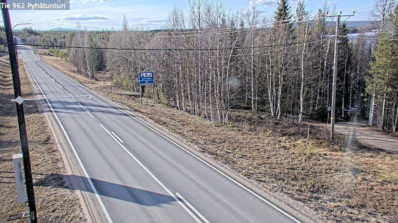 Kelikamerat Kuva Tie 962 Pelkosenniemi Pyhätunturi, Pelkosenniemi, Lappi