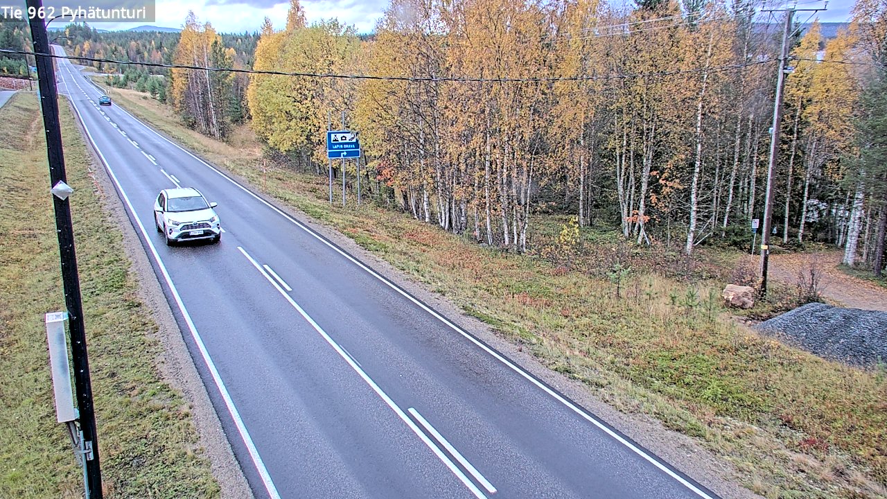 Kelikamerat Kuva Tie 962 Pelkosenniemi Pyhätunturi, Pelkosenniemi, Lappi