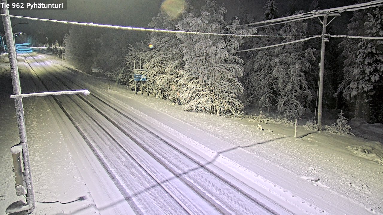 Kelikamerat Kuva Tie 962 Pelkosenniemi Pyhätunturi, Pelkosenniemi, Lappi